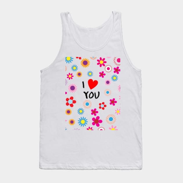 Wild flower Tank Top by NOSTALGIA1'